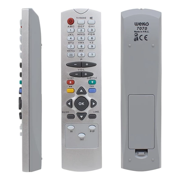 WEKO KR VESTEL TXT-2 4000 KALIP DIGITURK PAUSELİ UYDU KUMANDASI - Resim 2