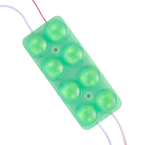 Powermaster 12 Volt 3.6 Watt Yeşil 2835 Mercekli Modül Led - 3