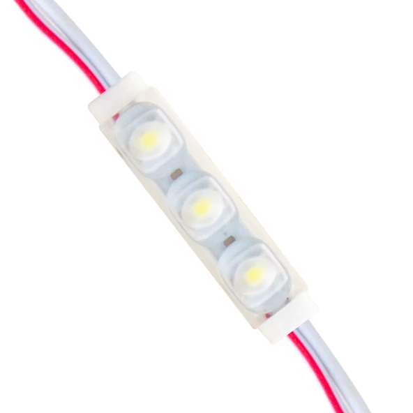 Powermaster 12 Volt 0.6 Watt Gün Işığı 2835 Mercekli Modül Led