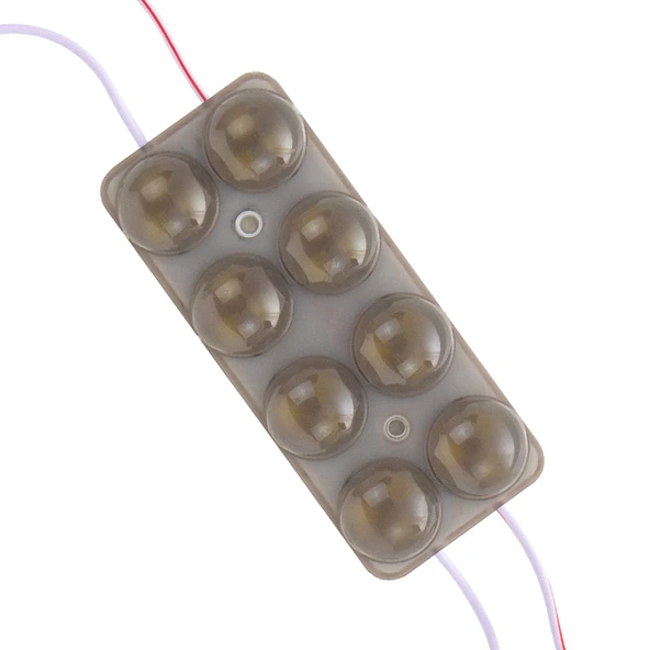 Powermaster 12 Volt 3.6 Watt Soğuk Beyaz 2835 Mercekli 8 Ledli Modül Led - 3