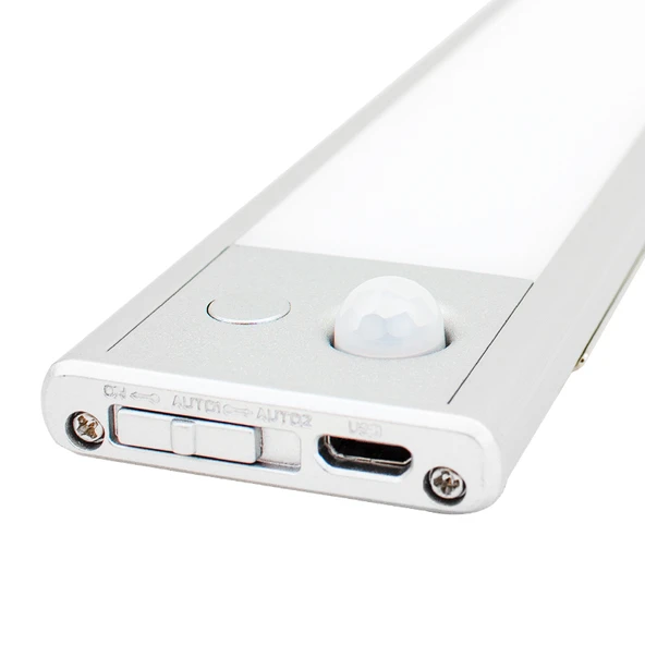 Powermaster 40.5 Cm Şarjlı Hareket Sensörlü Ledli Kabin Işığı Mutfak Dolap Aydınlatma Lambası - 3