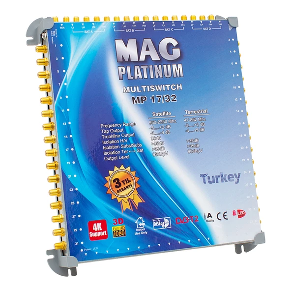 Ayt Mag Platinum 17-32 Sonlu Uydu Çanak Digitürk Santrali Apartman Bina Site Tip Santral - 2