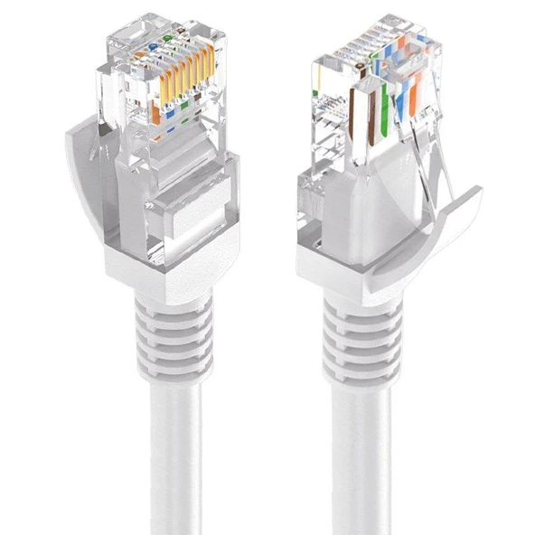 Ayt Cat5 Rj45 2 Metre Ethernet Kablo İnternet Kablosu Hazır Soketli - Resim 6