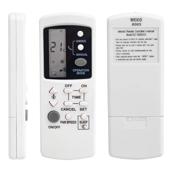 WEKO KK FUJICOOL GZ-1002B-E3 KLİMA KUMANDASI - 2