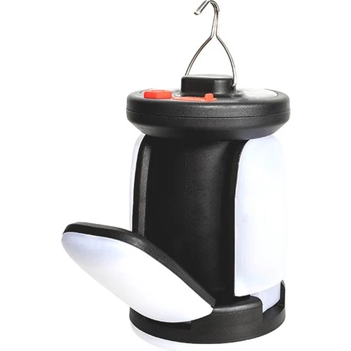 Powermaster Şarjlı Kamp Lambası Aydınlatma 150 Watt Usbli Led Askı Aparatlı 3 Modlu Katlanabilir 4 Kanat - 3