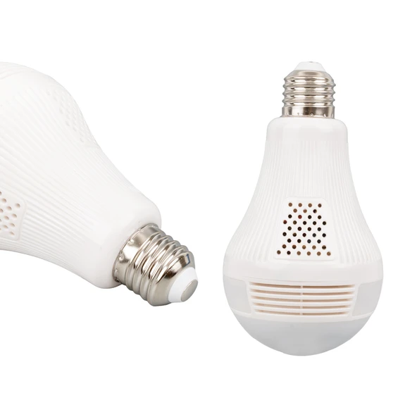 Powermaster 2 MP E27 Wifi Ampül Kamera Cep Telefonundan İzlenebilen İp Kamera Bebek Kamerası - 4