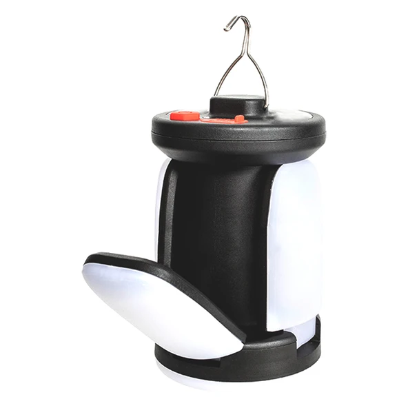 Powermaster Şarjlı Kamp Lambası Aydınlatma 150 Watt Usbli Led Askı Aparatlı 3 Modlu Katlanabilir 4 Kanat - 6