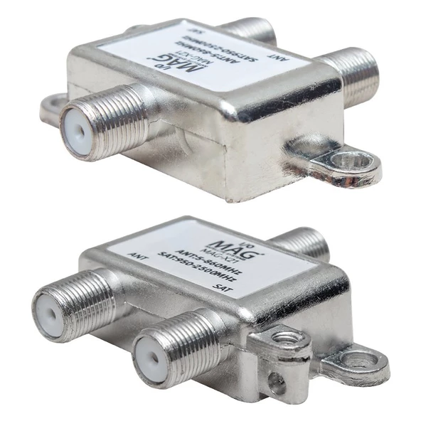 Ayt Mag TV Sat 950-2500MHz Combiner 4K Ultra Hd Splitter MAG-X21 Uydu Karasal Anten Kamera - 2