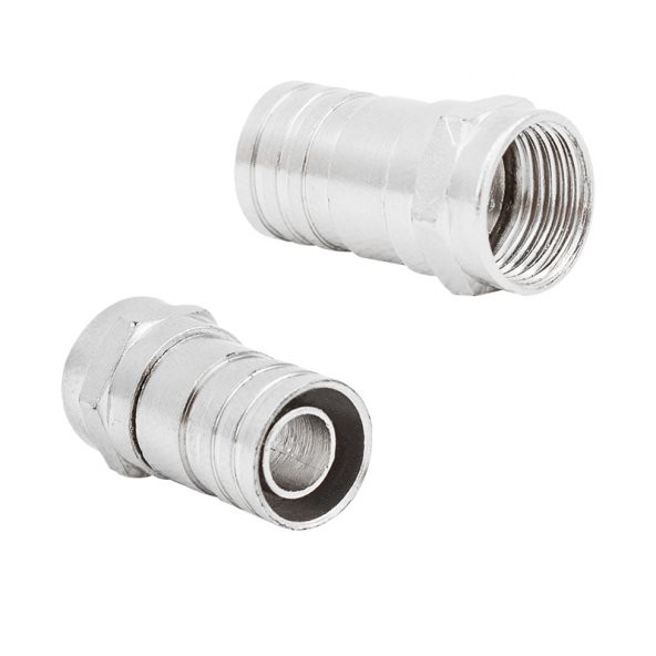 RG6 KISA TİP SIKMALI F KONNEKTÖR - 2