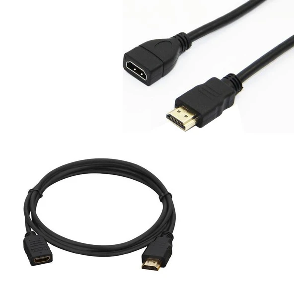Powermaster Erkek Dişi 30 Cm Uzatma HDMI Kablo Bir Erkek Dişi Uçlu Hdmi Kablo ürün görseli