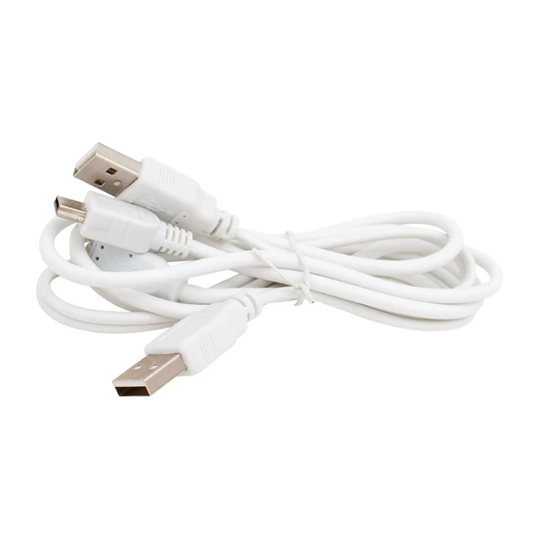 Powermaster USB 2 A Erkek Mini USB 5 Pin 1 Metre Kablo Oto Araç Kamerası Navigasyon Kablosu Usbli - 6