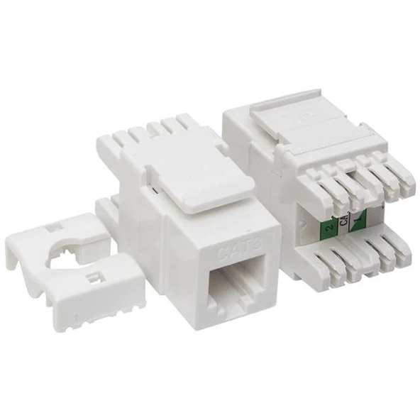 Powermaster Rj45 Cat3 Şase 180 Keystone Jack Soket - 3