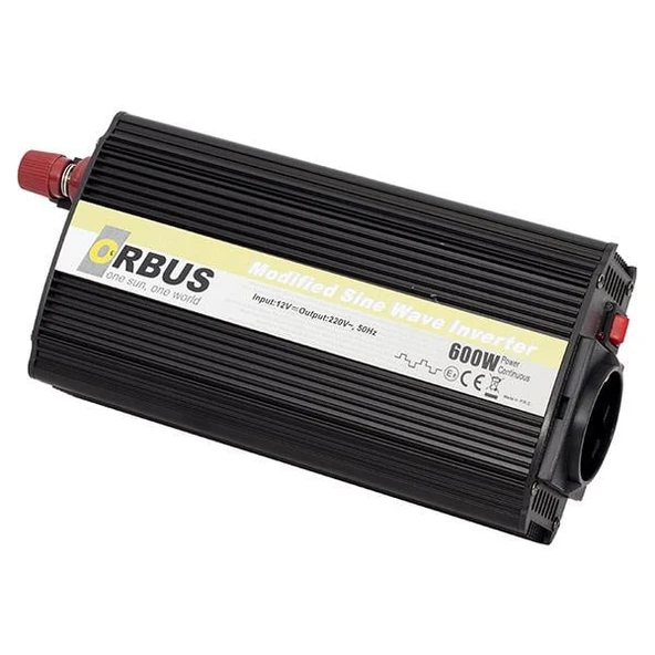 Ayt Orbus 600 Watt 12 Volt Modified Sinus İnvertör CAR600 İnverter 12 Volt 220V Dönüştürücü Çevirici - 3