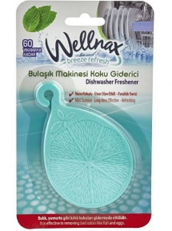 Welnax Bulaşık Makinesi Koku Giderici (Nane)