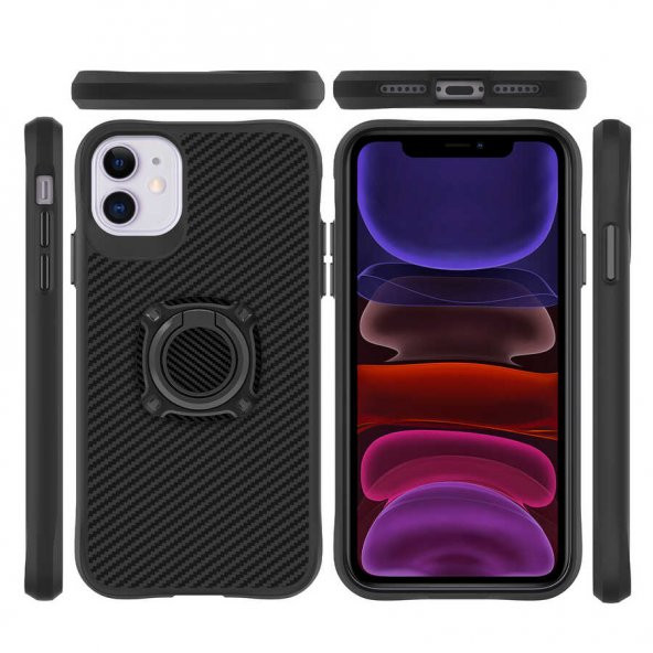Apple iPhone 12 Kılıf Zore Timo Kapak - 6