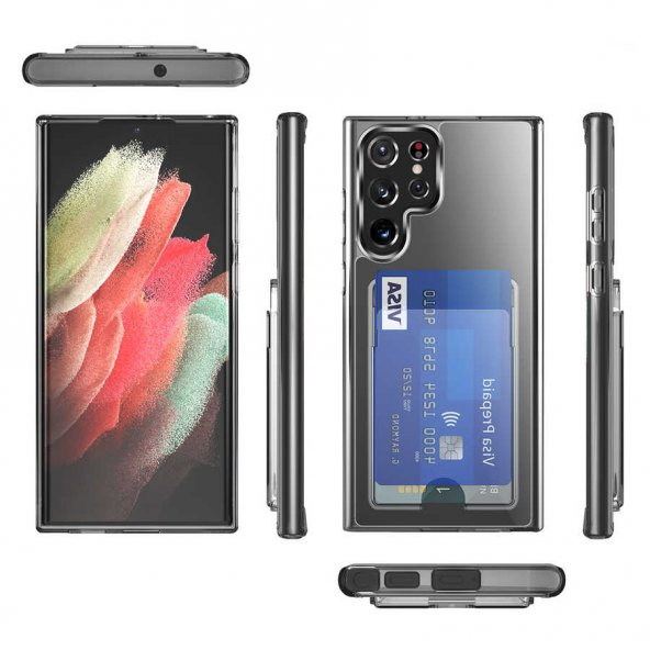 Galaxy S22 Ultra Kılıf Zore Ensa Kapak - 4