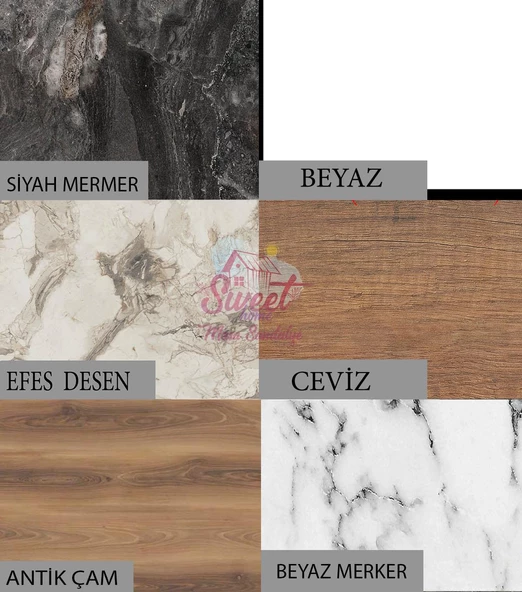 Yanlardan Açılır Katlanır Büyüyen Kare Masa 75x80 cm - 6