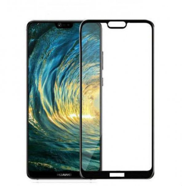 Huawei P20 Lite 6D Nano Kırılmaz Cam Ekran Koruma Plastik ve Cam - 3