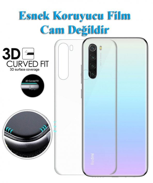 Redmi Note 8 Zore Zum Body Esnek Arka Koruyucu (Cam Değil) - 4
