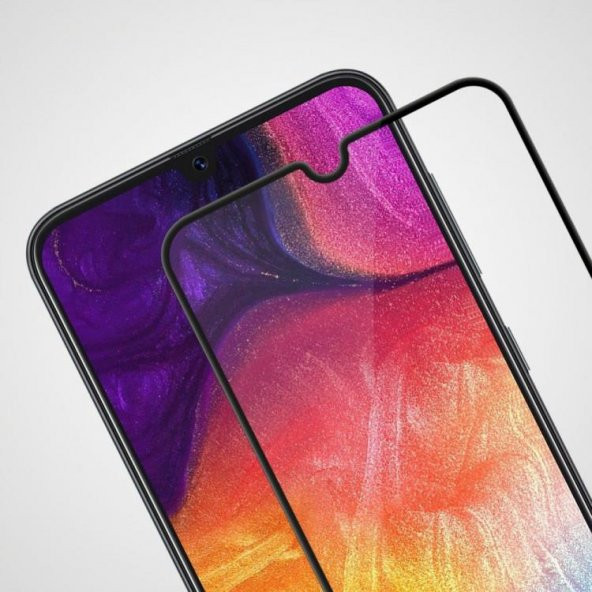 Samsung Galaxy A50 Tam Kaplayan 5D Kırılmaz Cam Ekran Koruyucu - 2
