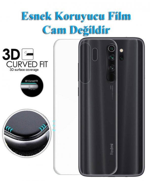 Redmi Note 8 Pro Zore Zum Body Esnek Arka Koruyucu (Cam Değil) - 4