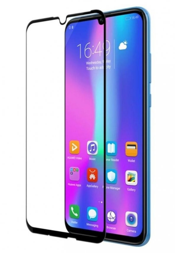 Huawei P Smart 2019 6D Nano Kırılmaz Cam Ekran Koruyucu Plastik ve Cam Karışımı - 2