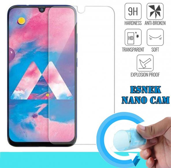 Samsung Galaxy A50 Nano Kırılmaz Cam Ekran Koruyucu Plastik ve Cam Karışımı
