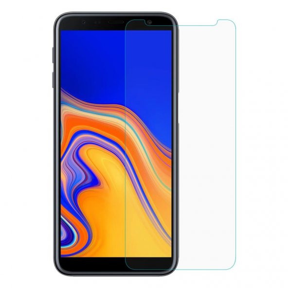 Samsung Galaxy J8 Nano Kırılmaz Cam Ekran Koruyucu Plastik ve Cam Karışımı - 2