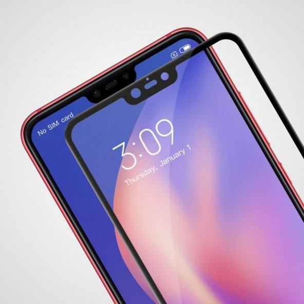 Xiaomi Mi 8 Lite Tam Kapatan 6D Esnek Nano Kırılmaz Cam Ekran Koruyucu