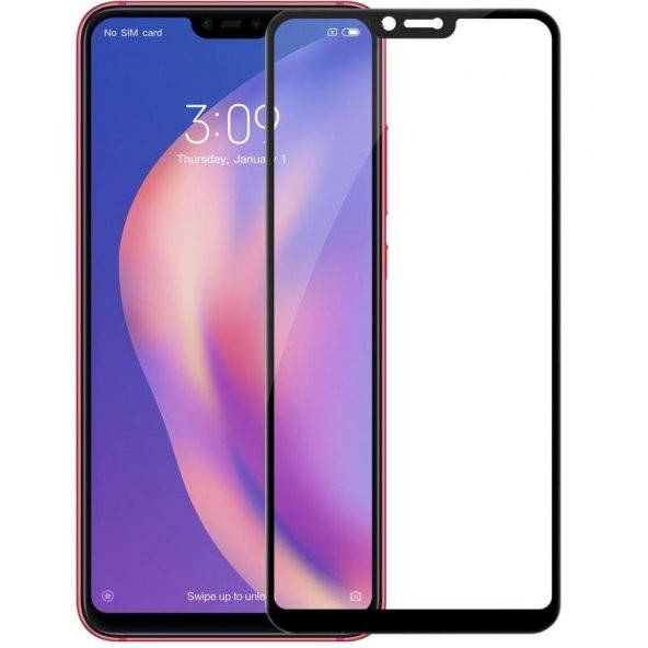 Xiaomi Mi 8 Lite Tam Kapatan 6D Esnek Nano Kırılmaz Cam Ekran Koruyucu - 2