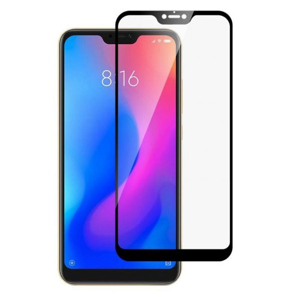 Xiaomi Mi 8 Lite Tam Kapatan 6D Esnek Nano Kırılmaz Cam Ekran Koruyucu - 3