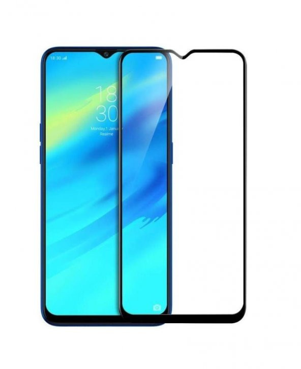 Samsung Galaxy A50 Tam Kaplayan 6D Nano Kırılmaz Cam Ekran Koruyucu Plastik ve Cam Karışımı - 3