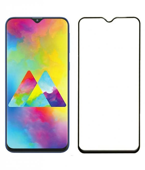 Samsung Galaxy A50 Tam Kaplayan 6D Nano Kırılmaz Cam Ekran Koruyucu Plastik ve Cam Karışımı - 4