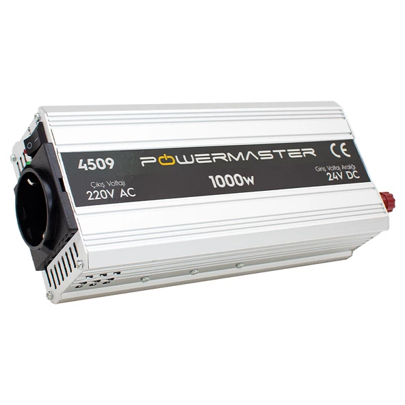 Powermaster 24 Volt 1000 Watt 220 Volt Modified Sinus İnverter 24V-220V Çevirici Dönüştürücü