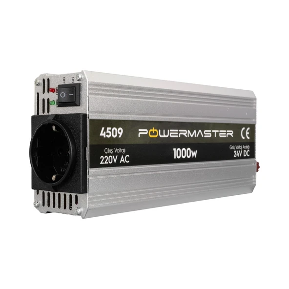 Powermaster 24 Volt 1000 Watt 220 Volt Modified Sinus İnverter 24V-220V Çevirici Dönüştürücü - Resim 4