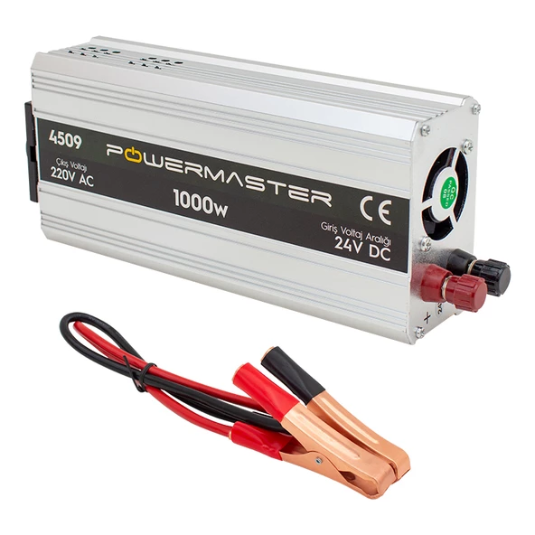 Powermaster 24 Volt 1000 Watt 220 Volt Modified Sinus İnverter 24V-220V Çevirici Dönüştürücü - 5