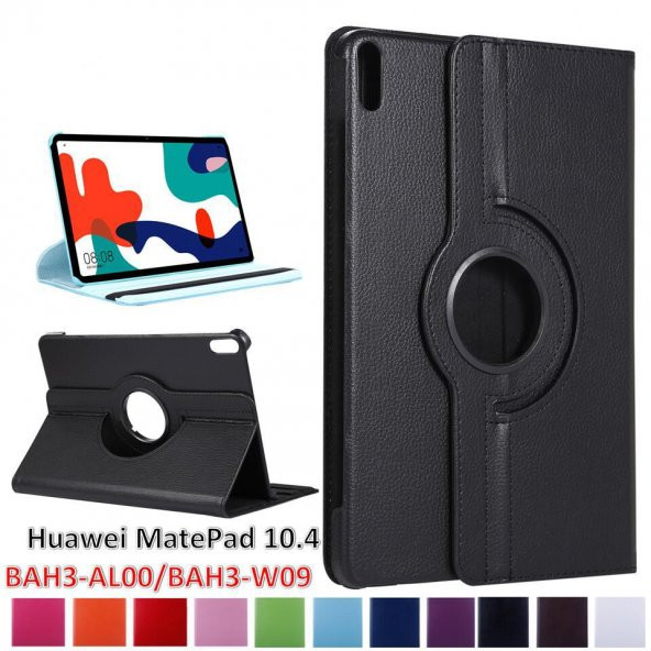 Huawei MatePad 10.4 Dönebilen Standlı Kapaklı Kılıf