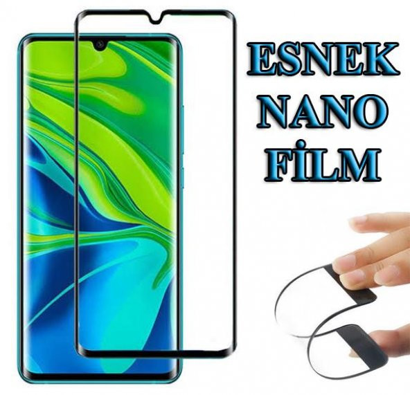Xiaomi Mi Note 10 Zore Polymer Nano Esnek Tam Ekran Koruyucu