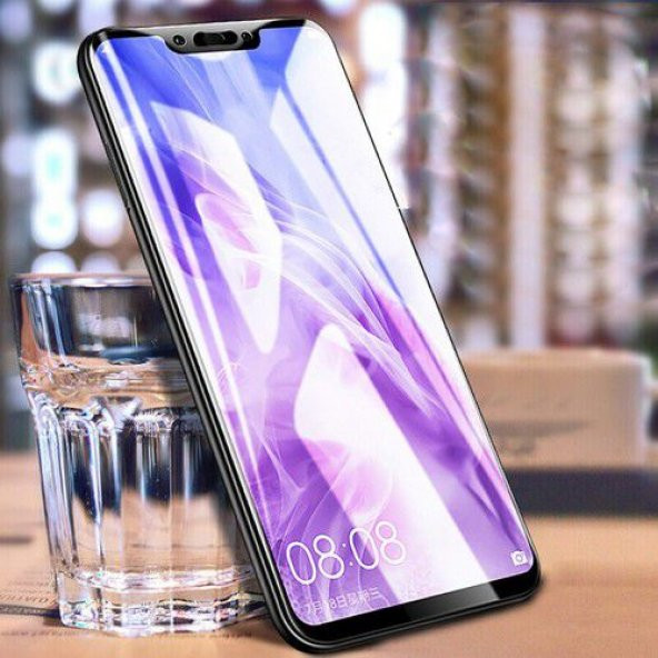 Huawei Mate 20 Lite Tam Kaplayan Kenarı Kırılmaya Dayanıklı Cam - 4