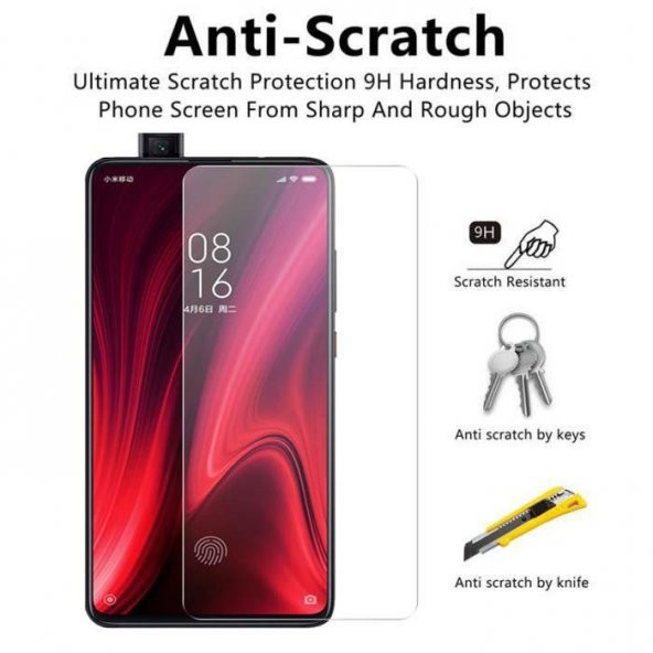 Xiaomi Mi 9T Nano Kırılmaz Cam Ekran Koruyucu Plastik ve Cam Karışımı - 6