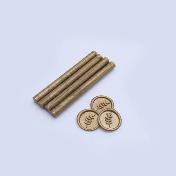 Mühür Mumu Çubuk 11mmx120mm 10 lu Paket Model: 501 ANTİK ALTIN - 2