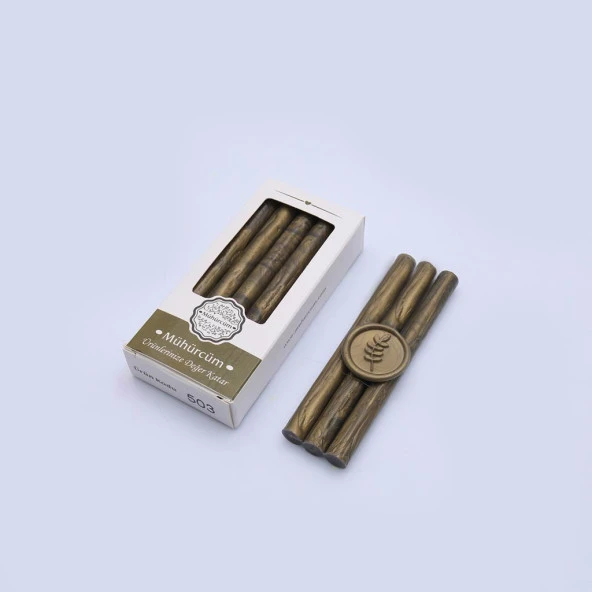 Mühür Mumu Çubuk 11mmx120mm 10 lu Paket Model: 503 ALTIN OKSİT - Resim 3