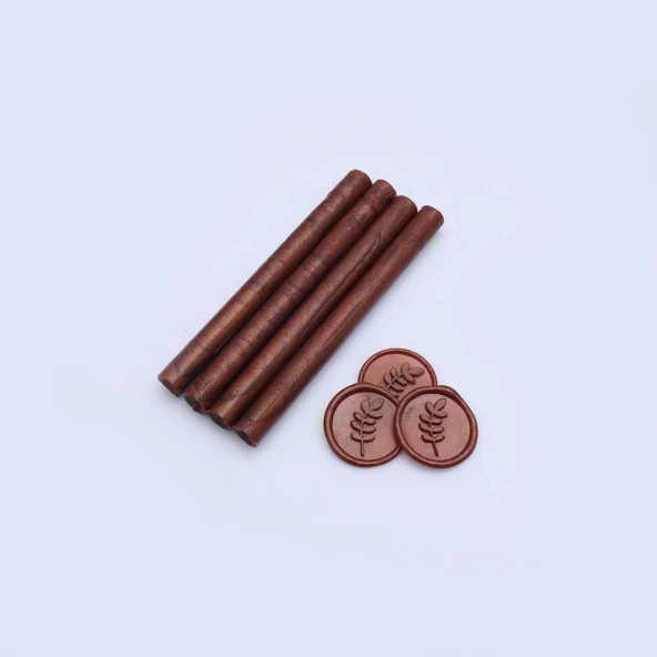 Mühür Mumu Çubuk 11mmx120mm 10 lu Paket Model: 513 KIZIL BRONZ - 2