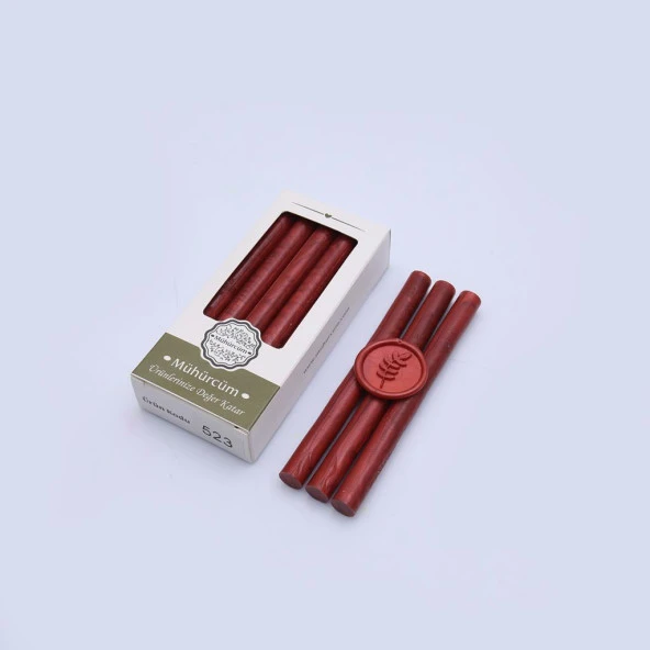 Mühür Mumu Çubuk 11mmx120mm 10 lu Paket Model: 523 KIZIL BAKIR - Resim 3