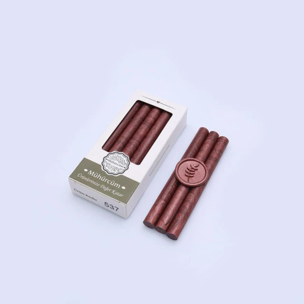 Mühür Mumu Çubuk 11mmx120mm 10 lu Paket Model: 537 GÜL BAKIR - Resim 3