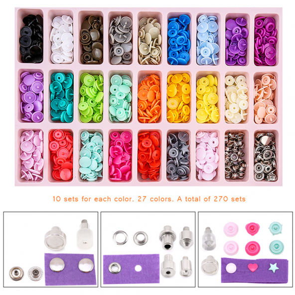 Çıt Çıt Çakma Makinesi El Tipi '' Çıt Çıt Seti 270 Set - 3