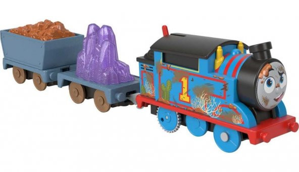 Mattel Fisher Price Thomas ve Friends Büyük Tekli Trenler HFX97 HJV43 Crystal Caves Thomas