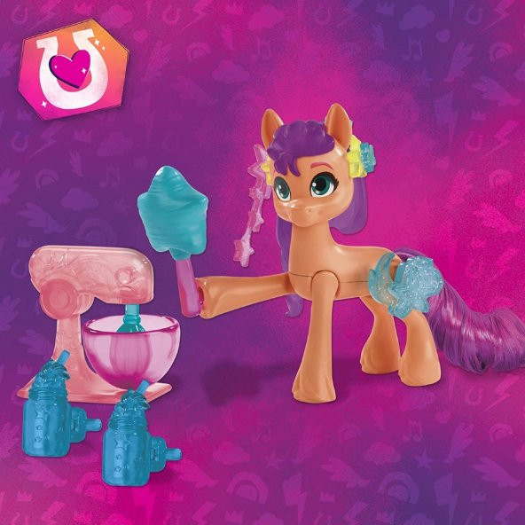My Little Pony Yeni Bir Nesil Sevimli İşaret Sihri Figürler Sunny Starscout - 6
