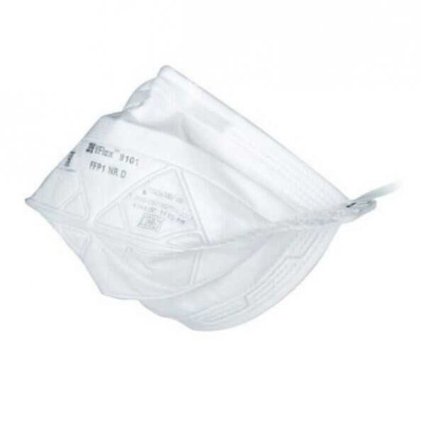 3M VFLEX 9101E Ventilsiz Toz Maskesi  FFP1 (25 Adet/Kutu) - 2