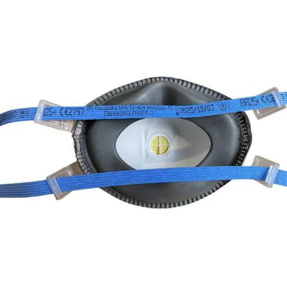 3M 8825+ Ventilli Toz, Sis, Duman Maskesi FFP2 (5 Adet-Kutu) - Resim 2